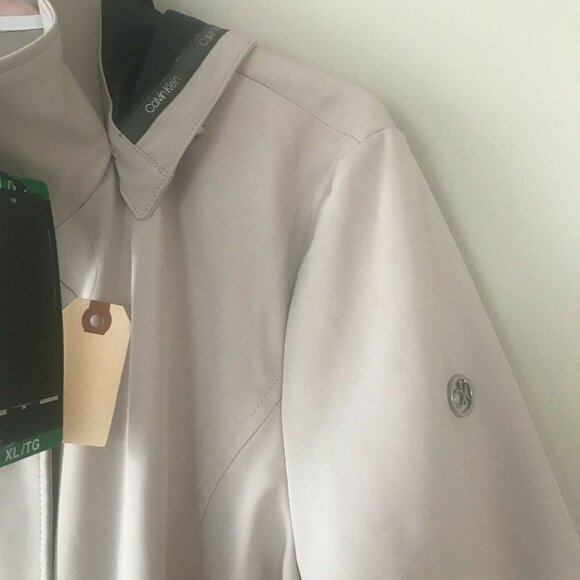 Calvin Klein Women Trench Coat with Belt Beige - Picture 2 of 14